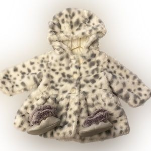 First Impressions Faux Fur Toddler Coat